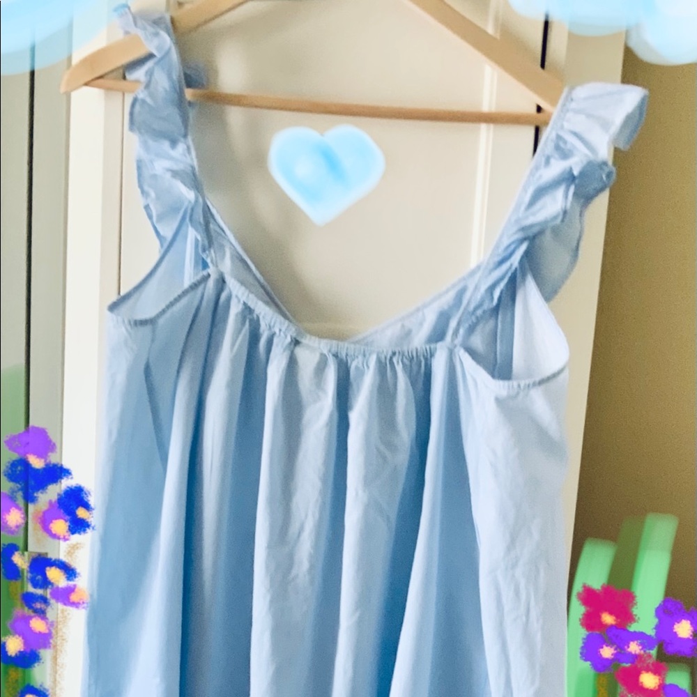 H&M Baby blu💙 cotton sweeping gown